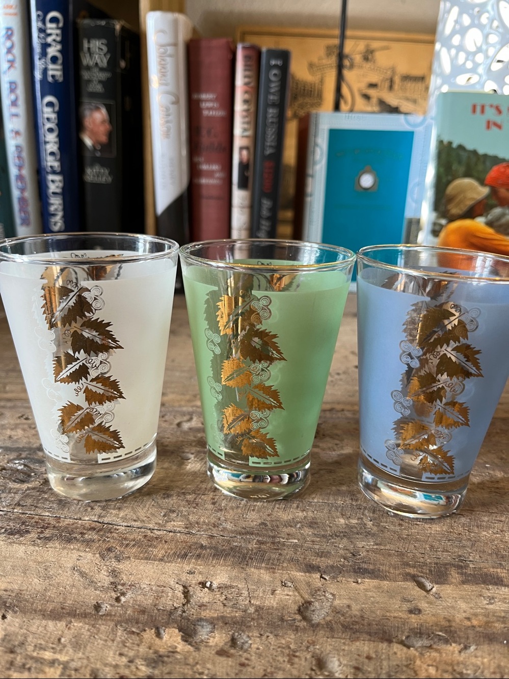 Mid-Century Modern "Mist" grapevine pattern set,manufactured by Bartlett Collins - Picture 3 of 7